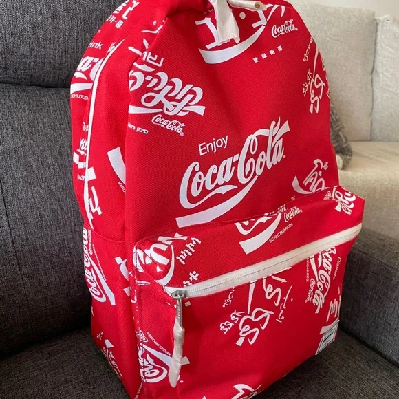 NWT Herschel Supply Company X Lawson Red Coca-Cola Backpack - Picture 2 of 9